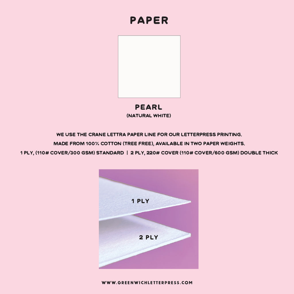 SWEET LETTERPRESS STATIONERY
