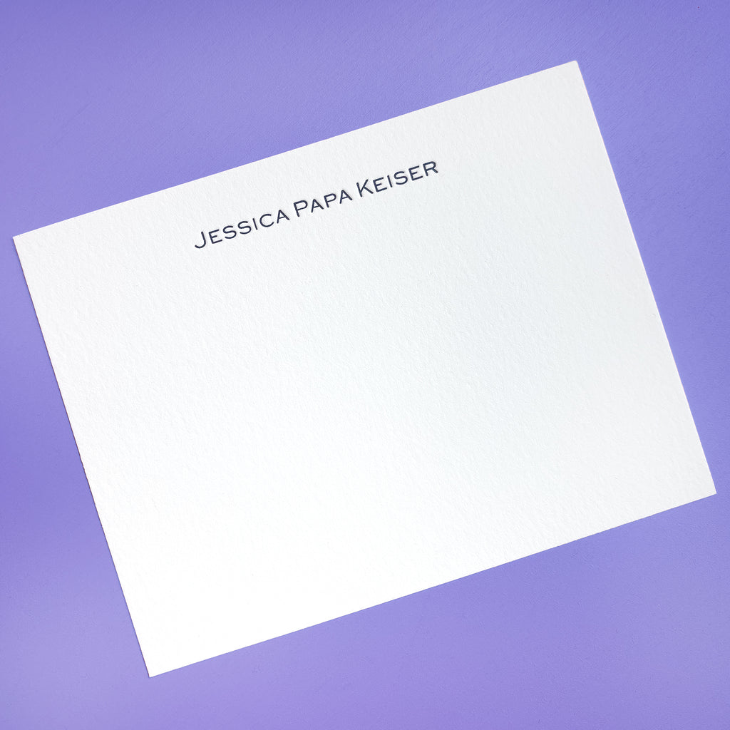 SUNDAY MORNING LETTERPRESS STATIONERY