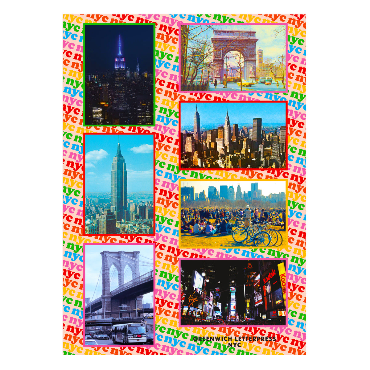 NYC Throwback Sticker Sheet