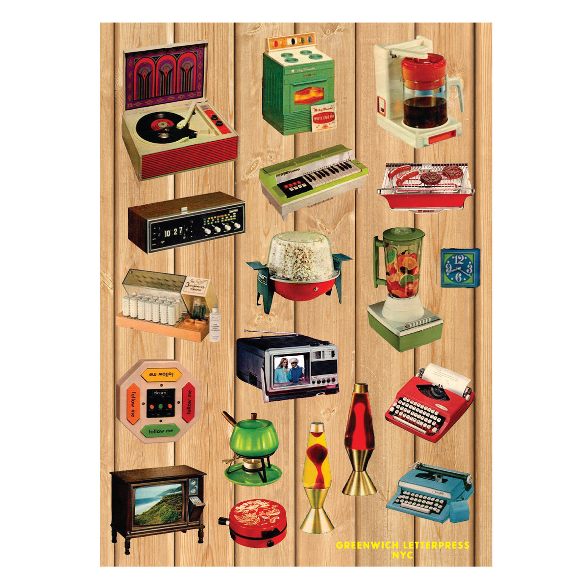 Vintage Gadgets Sticker Sheet